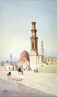 Images Dated 9th February 2007: Tomb of the Califes, Cairo, c1907. Artist: David Roberts