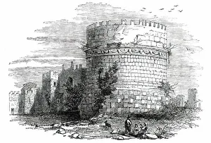 Tomb of Cecilia Metella - Rome, 1850. Creator: Unknown