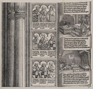 Albrecht Altdorfer Gallery: The Tomb Erected by Maximilian for His Father; and The Imperial Treasure