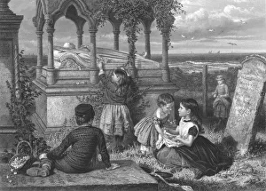 Nicholls Prints: The Tomb of Grace Darling, c1851-1886. Artist: John Godfrey