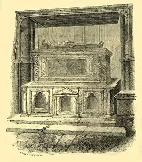 King Henry Iii Gallery: Tomb of Henry III, (1881). Creator: Unknown