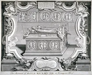 York Prints: Tomb of Henry VII and Queen Elizabeth, Westminster Abbey, London, c1750