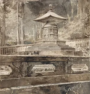 Cella Prints: The Tomb of Iyeyasu Tokugawa, 1888. Creator: John La Farge