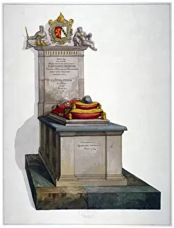 Alderman Of London Collection: Tomb of Lancelot Andrews, St Saviours Church, Southwark, London, 1764