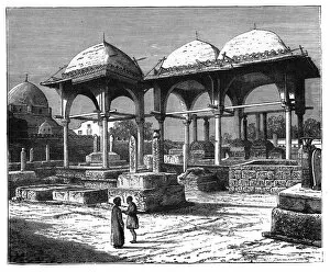 Mameluke Collection: The tomb of the Mamelukes, c1890