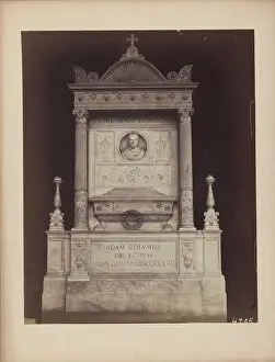 Tomb monument of Adam Columna, after 1868, (1875-1885). Creator: Unknown