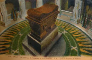 Papeghin Gallery: Tomb of Napoleon at Les Invalides, Paris, c1920