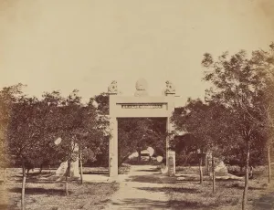 Peking Prints: Tomb Near Palichian, the Scene of the Commencement of the Attack on September 21, 1860