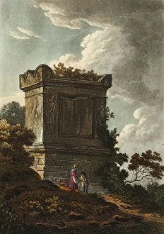 Sarcophagi Prints: Tomb of Nero, plate 7 from the Ruins of Rome, published December 6, 1796