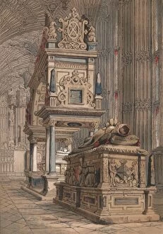 Charles Knight Co Collection: Tomb of Queen Elizabeth, 1845