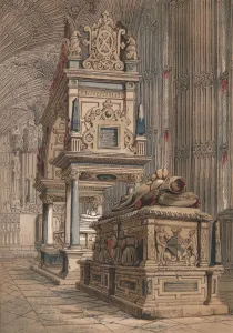 Tomb of Queen Elizabeth, 1845