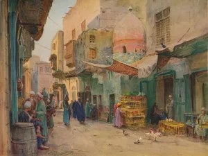 The Tomb of Sheykh Abd-El-Deym, c1905, (1912). Artist: Walter Frederick Roofe Tyndale The Tomb of Sheykh Abd-El-Deym, c1905, (1912). Artist: Walter Frederick Roofe Tyndale
