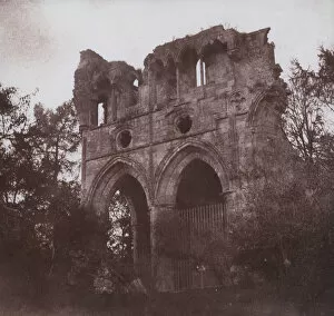 William Henry Collection: The Tomb of Sir Walter Scott, in Dryburgh Abbey, 1844. Creator: William Henry Fox Talbot