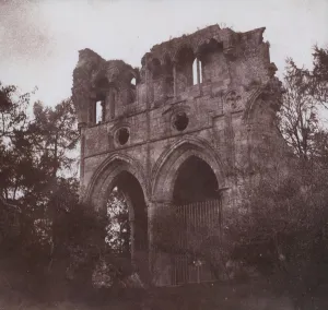 Photogravure Prints: The Tomb of Sir Walter Scott, in Dryburgh Abbey, 1844. Creator: William Henry Fox Talbot