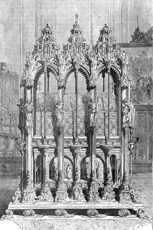 Tomb of St. Sebald, Nuremberg; From Alsace to the Hartz, 1875. Creator: Unknown