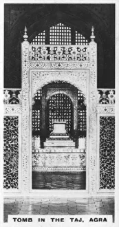 Khurram Prints: Tomb in the Taj, Agra, Uttar Pradesh, India, c1925