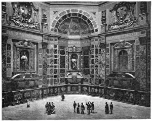 Images Dated 16th April 2008: The tomb of the last of the Medici family, San Lorenzo Basilica, Florence, Italy, 1882