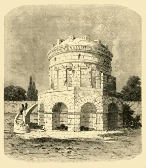 Ravenna Prints: Tomb of Theodoric, Ravenna, 1890. Creator: Unknown