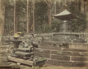 Wading Bird Prints: Tomb of Tokugawa Ieyasu, Nikko