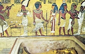 18th Dynasty Prints: Tomb of Tutankhamun, Ancient Egyptian, 18th Dynasty, c1325 BC
