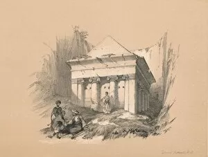 Tomb of Zechariah, 1855. Artist: David Roberts
