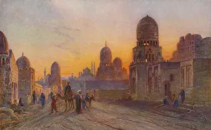 Holme Collection: The Tombs of the Kaliphs, Cairo, c1850-1906, (1906). Creator: Frank Dillon