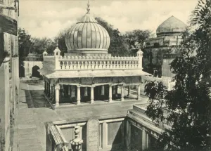 Tombs of Princess Jahanara and Nizam-Ud-Din at Delhi. Creator: The Arch Photo-Works of India