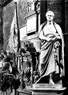 2nd Baronet Prints: The tombs of statesmen in Westminster Abbey: Sir Robert Peel, 1898. Creator: Unknown