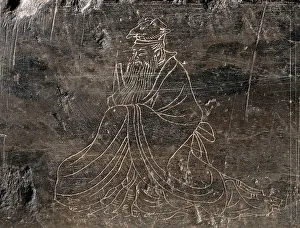 Tombstone of Zhu Dezhong (874-921) with the Figures of the Twelve-Year Chinese Zodiac... 921. Creator: Unknown