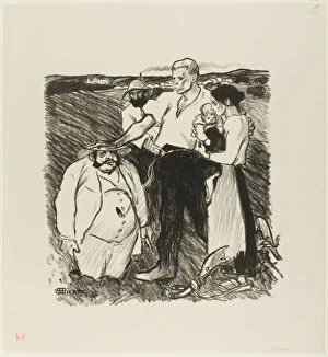 Working Class Gallery: Tommorrow!, 1894. Creator: Theophile Alexandre Steinlen