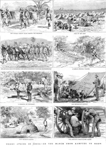 Tommy Atkins in India -- On the March from Kamptee to Mhow, 1890. Creator: Unknown