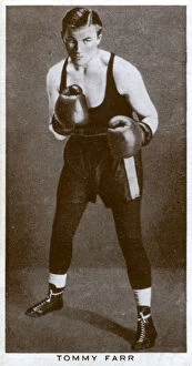 Boxing Gloves Gallery: Tommy Farr, Welsh boxer, 1938