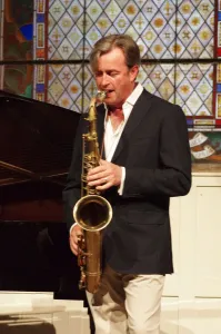 Tommy Smith, Illminster Arts Centre, Illminster, Somerset, 2015. Artist: Brian O Connor