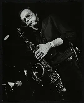 Tommy Prints: Tommy Whittle playing at the Middlesex and Herts Country Club, Harrow Weald, London, 1981