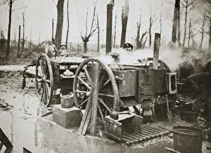 How Tommys food is cooked, Somme campaign, France, World War I, 1916. Artist