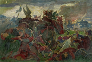 Commander Chief Prints: Tomory's Death at the Battle of Mohacs