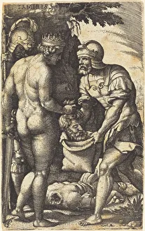 Tomyris with the Head of Cyrus. Creator: Georg Pencz
