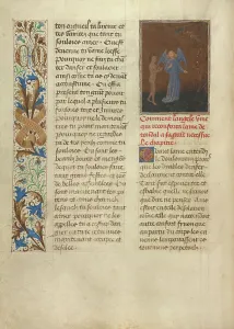 Aubert David Prints: Tondal's Soul Enters Hell, Accompanied by His Guardian Angel; Les Visions du chevalier Tondal
