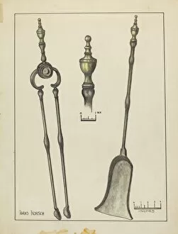 Tongs and Shovel, 1935 / 1942. Creator: Hans Korsch