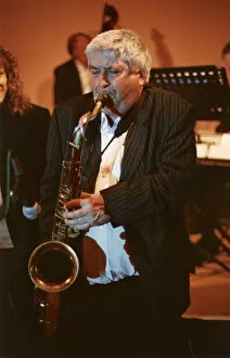 Clarinet Player Gallery: Tony Coe, All Star Crescendo Swing Band, Bournemouth 2007. Creator: Brian Foskett