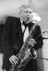Big Band Prints: Tony Coe, Stan Reynolds Big Band, New Milton, 2008. Creator: Brian Foskett