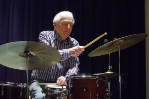 Tony Prints: Tony Kinsey, Watermill Jazz Club, Dorking, Surrey, 2015. Artist: Brian O Connor