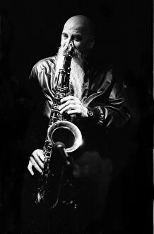 Saxophonist Gallery: Tony Scott, Pizza Express, Dean St. London, 3 / 2000. Creator: Brian O Connor