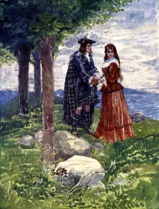 Parting Gallery: They took a sad farewell of each other, 1746, (1905).Artist: As Forrest