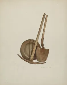 Gold Rush Prints: Tools, 1935 / 1942. Creator: Rose Campbell-Gerke