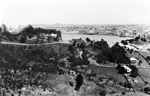 Toorack Hill, Newstead, c1910, taken from Bartley's lookout, 1910. Creator: Unknown.<br> Toorack Hill, Newstead, c1910, taken from Bartley's lookout, 1910. Creator: Unknown