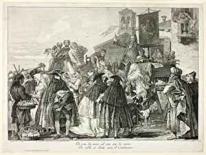 Dentist Prints: The Tooth Puller, plate nine from Selection of Pictures from Venetian Collections