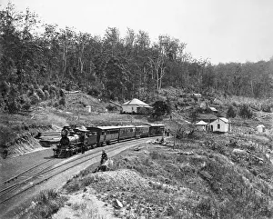 British Colony Prints: Toowoomba Range Spring Bluff, c1891. Creator: Poul C Poulsen
