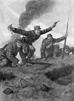 Over the Top, 16 Febuary 1915, (1926). Artist: Lucien Jonas