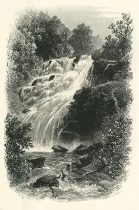 Kerry Prints: Torc Cascade, Killarney, c1870